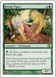 Elvish Piper - Magic: The Gathering - 9ED Near Mint Japonés
