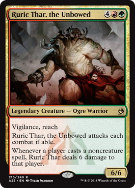 Ruric Thar, the Unbowed - Magic: The Gathering - A25 Near Mint Inglés