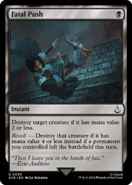 Fatal Push - Magic: The Gathering - ACR Near Mint Inglés