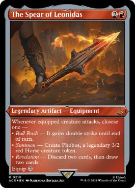 The Spear of Leonidas - Magic: The Gathering - ACR-BF Near Mint Inglés