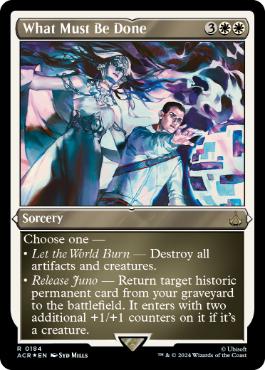 What Must Be Done - Magic: The Gathering - ACR-BF Near Mint Inglés