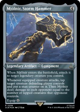 Mjölnir, Storm Hammer - Magic: The Gathering - ACR-BF Near Mint Inglés