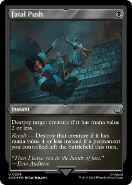 Fatal Push - Magic: The Gathering - ACR-BF Near Mint Inglés