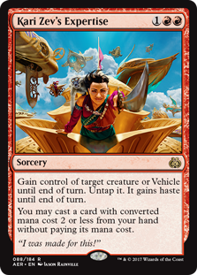 Kari Zev's Expertise - Magic: The Gathering - AER-PRE Near Mint Inglés