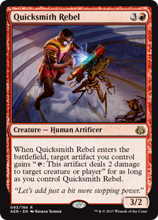 Quicksmith Rebel - Magic: The Gathering - AER-PRE Near Mint Inglés