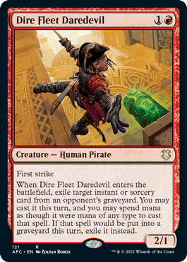 Dire Fleet Daredevil - Vista detallada 1 de Magic México | Hydra