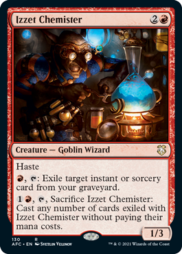 Izzet Chemister - Magic: The Gathering - AFC Near Mint Inglés