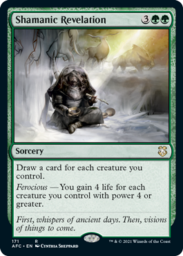 Shamanic Revelation - Magic: The Gathering - AFC Near Mint Inglés