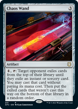 Chaos Wand - Magic: The Gathering - AFC Near Mint Inglés