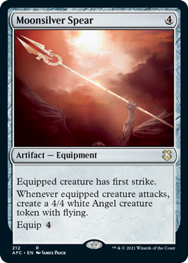 Moonsilver Spear - Magic: The Gathering - AFC Near Mint Inglés