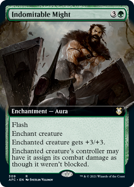 Indomitable Might - Magic: The Gathering - AFC-BF Near Mint Inglés
