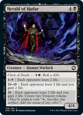 Herald of Hadar - Magic: The Gathering - AFR Near Mint Inglés