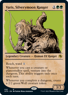 Varis, Silverymoon Ranger - Magic: The Gathering - AFR-BF Near Mint Inglés