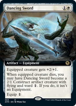 Dancing Sword - Magic: The Gathering - AFR-BF Near Mint Inglés