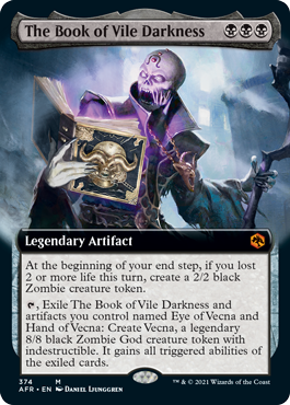 The Book of Vile Darkness - Magic: The Gathering - AFR-BF Near Mint Inglés