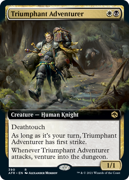 Triumphant Adventurer - Magic: The Gathering - AFR-BF Near Mint Inglés