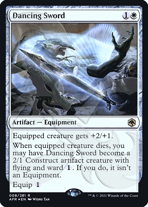 Dancing Sword - Magic: The Gathering - Ampersand PROMOS Near Mint Inglés