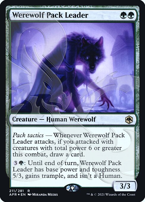 Werewolf Pack Leader - Magic: The Gathering - Ampersand PROMOS Near Mint Inglés