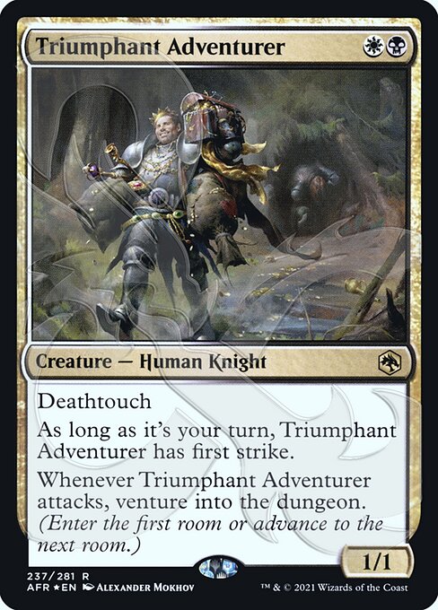 Triumphant Adventurer - Magic: The Gathering - Ampersand PROMOS Near Mint Inglés