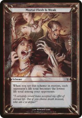 Mortal Flesh Is Weak - Magic: The Gathering - ARC Near Mint Inglés
