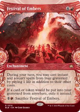 Festival of Embers - Magic: The Gathering - BLB-BF Near Mint Inglés