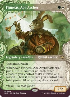 Finneas, Ace Archer - Magic: The Gathering - BLB-BF Near Mint Inglés