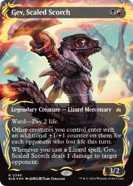 Gev, Scaled Scorch - Magic: The Gathering - BLB-BF Near Mint Inglés