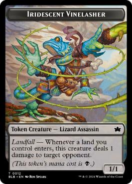 Iridescent Vinelasher Token - Magic: The Gathering - BLB Near Mint Inglés