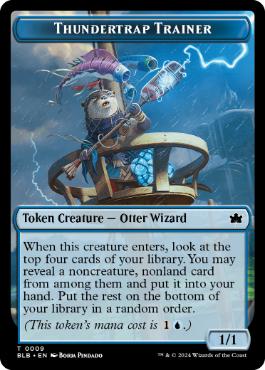 Thundertrap Trainer Token - Magic: The Gathering - BLB Near Mint Inglés
