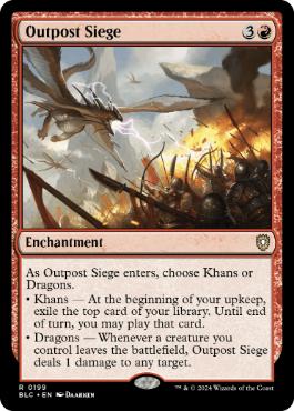 Outpost Siege - Magic: The Gathering - BLC Near Mint Inglés