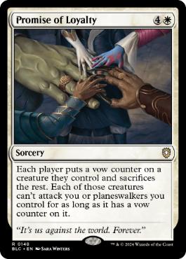 Promise of Loyalty - Magic: The Gathering - BLC Near Mint Inglés
