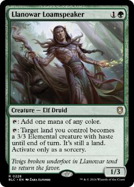 Llanowar Loamspeaker - Magic: The Gathering - BLC Near Mint Inglés