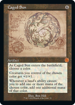 Caged Sun - Magic: The Gathering - BRO-Retro Near Mint Inglés