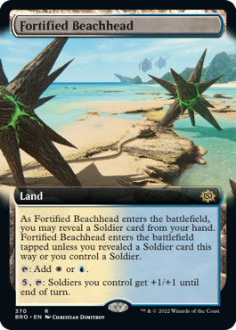 Fortified Beachhead - Magic: The Gathering - BRO-BF Near Mint Inglés