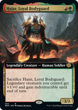 Hajar, Loyal Bodyguard - Magic: The Gathering - BRO-BF Near Mint Inglés