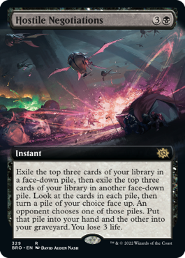 Hostile Negotiations - Magic: The Gathering - BRO-BF Near Mint Inglés