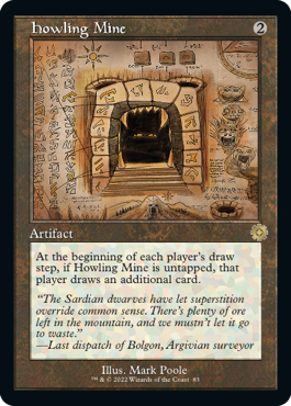 Howling Mine - Magic: The Gathering - BRO-Retro Near Mint Inglés