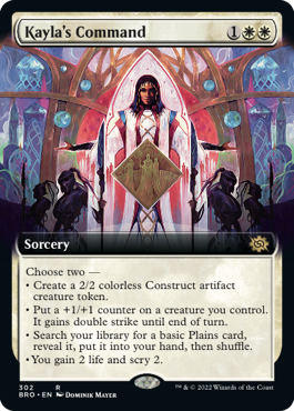 Kayla's Command - Magic: The Gathering - BRO-BF Near Mint Inglés