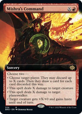 Mishra's Command - Magic: The Gathering - BRO-BF Near Mint Inglés
