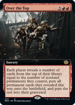 Over the Top - Magic: The Gathering - BRO-BF Near Mint Inglés