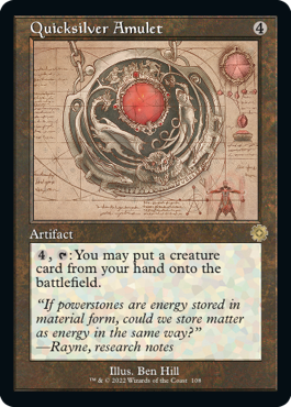 Quicksilver Amulet - Magic: The Gathering - BRO-Retro Near Mint Inglés