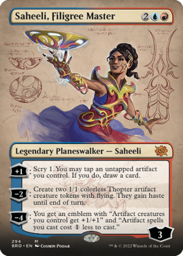 Saheeli, Filigree Master - Magic: The Gathering - BRO-BF Near Mint Inglés