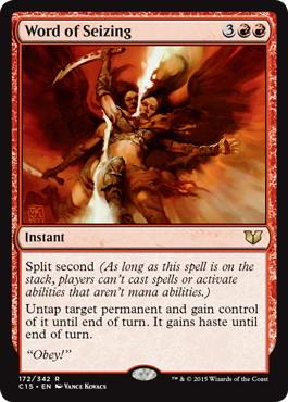 Word of Seizing - Magic: The Gathering - C15 Near Mint Inglés