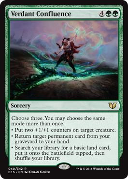 Verdant Confluence - Magic: The Gathering - C15 Near Mint Inglés