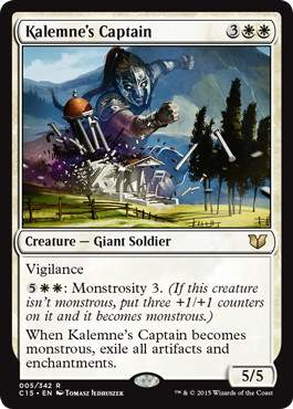 Kalemne's Captain - Magic: The Gathering - C15 Near Mint Inglés