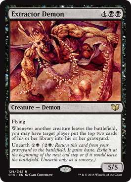 Extractor Demon - Magic: The Gathering - C15 Near Mint Inglés