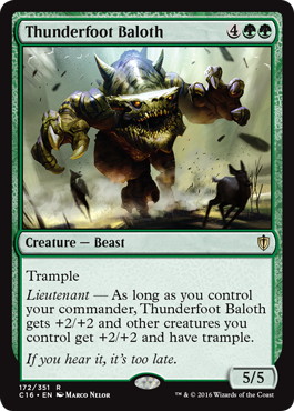 Thunderfoot Baloth - Magic: The Gathering - C16 Near Mint Inglés