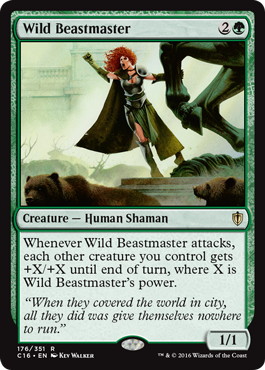 Wild Beastmaster - Magic: The Gathering - C16 Near Mint Inglés