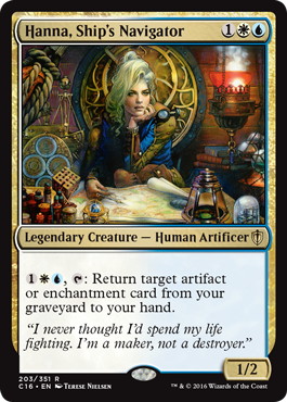 Hanna, Ship's Navigator - Magic: The Gathering - C16 Near Mint Inglés