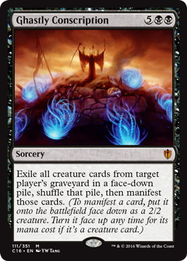 Ghastly Conscription - Magic: The Gathering - C16 Near Mint Inglés
